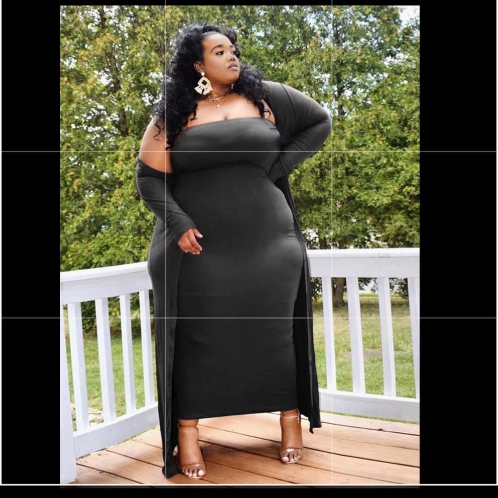 Plus size summer sexy dress